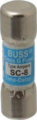 Cooper Bussmann - 170 VDC, 600 VAC, 8 Amp, Time Delay Size Rejecting/NonRejecting Fuse - Fuse Holder Mount, 1-5/16" OAL, 10 at DC, 100 at AC (RMS) kA Rating, 13/32" Diam - Makers Industrial Supply