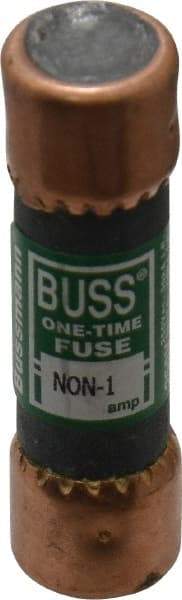 Cooper Bussmann - 125 VDC, 250 VAC, 1 Amp, Fast-Acting General Purpose Fuse - Fuse Holder Mount, 50.8mm OAL, 50 at AC/DC kA Rating, 9/16" Diam - Makers Industrial Supply