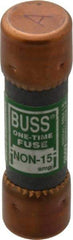 Cooper Bussmann - 125 VDC, 250 VAC, 15 Amp, Fast-Acting General Purpose Fuse - Fuse Holder Mount, 50.8mm OAL, 50 at AC/DC kA Rating, 9/16" Diam - Makers Industrial Supply