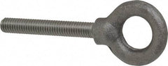 Gibraltar - 1,200 Lb Capacity, Steel, 3/8-16, Fixed Lifting Eye Bolt - Fully Threaded, 2-1/2" Shank, 2-1/2" Thread Length, Shoulder - Makers Industrial Supply