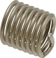 Recoil - 1/2-13 UNC, 3/4" OAL, Free Running Helical Insert - 7-7/8 Free Coils, Tanged, Stainless Steel, 1-1/2D Insert Length - Exact Industrial Supply