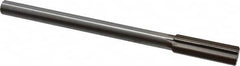 Interstate - 0.713" High Speed Steel 6 Flute Chucking Reamer - Straight Flute, 9/16" Straight Shank, 2-1/4" Flute Length, 9" OAL - Makers Industrial Supply