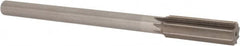 Interstate - 0.726" High Speed Steel 6 Flute Chucking Reamer - Straight Flute, 5/8" Straight Shank, 2-1/2" Flute Length, 9-1/2" OAL - Makers Industrial Supply