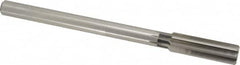 Interstate - 0.799" High Speed Steel 6 Flute Chucking Reamer - Straight Flute, 5/8" Straight Shank, 2-1/2" Flute Length, 9-1/2" OAL - Makers Industrial Supply