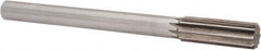 Interstate - 0.879" High Speed Steel 6 Flute Chucking Reamer - Straight Flute, 3/4" Straight Shank, 2-5/8" Flute Length, 10" OAL - Makers Industrial Supply