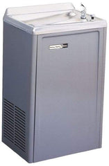 Halsey Taylor - 13.5 GPH Cooling Capacity Deluxe Standard Wall-Mounted Water Cooler & Fountain - Vinyl Cabinet, 20 to 105 psi, 120 VAC Volts, 625 Watts, 7.8 Full Load Amperage - Makers Industrial Supply