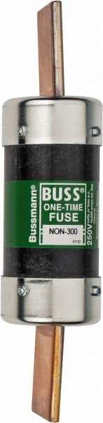 Cooper Bussmann - 125 VDC, 250 VAC, 300 Amp, Fast-Acting General Purpose Fuse - Bolt-on Mount, 8-5/8" OAL, 10 (RMS Symmetrical) kA Rating, 2-1/16" Diam - Makers Industrial Supply