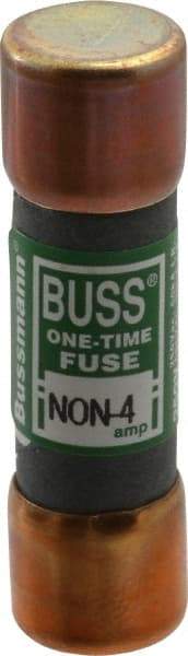 Cooper Bussmann - 125 VDC, 250 VAC, 4 Amp, Fast-Acting General Purpose Fuse - Fuse Holder Mount, 50.8mm OAL, 50 at AC/DC kA Rating, 9/16" Diam - Makers Industrial Supply