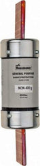 Cooper Bussmann - 125 VDC, 250 VAC, 400 Amp, Fast-Acting General Purpose Fuse - Bolt-on Mount, 8-5/8" OAL, 10 (RMS Symmetrical) kA Rating, 2-1/16" Diam - Makers Industrial Supply