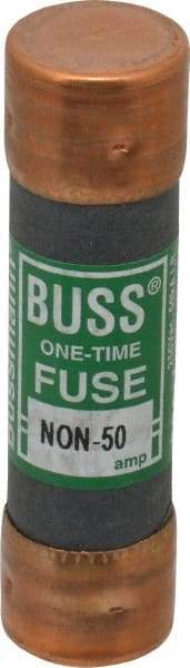 Cooper Bussmann - 125 VDC, 250 VAC, 50 Amp, Fast-Acting General Purpose Fuse - Fuse Holder Mount, 76.2mm OAL, 50 at AC/DC kA Rating, 13/16" Diam - Makers Industrial Supply