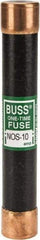 Cooper Bussmann - 600 VAC, 10 Amp, Fast-Acting General Purpose Fuse - Fuse Holder Mount, 127mm OAL, 50 at AC/DC kA Rating, 13/16" Diam - Makers Industrial Supply