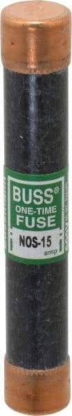 Cooper Bussmann - 600 VAC, 15 Amp, Fast-Acting General Purpose Fuse - Fuse Holder Mount, 127mm OAL, 50 at AC/DC kA Rating, 13/16" Diam - Makers Industrial Supply