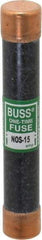 Cooper Bussmann - 600 VAC, 15 Amp, Fast-Acting General Purpose Fuse - Fuse Holder Mount, 127mm OAL, 50 at AC/DC kA Rating, 13/16" Diam - Makers Industrial Supply