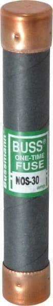 Cooper Bussmann - 600 VAC, 30 Amp, Fast-Acting General Purpose Fuse - Fuse Holder Mount, 127mm OAL, 50 at AC/DC kA Rating, 13/16" Diam - Makers Industrial Supply