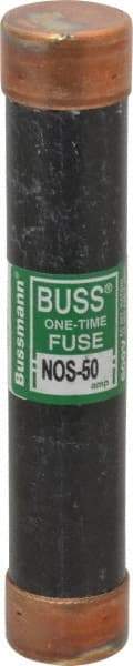 Cooper Bussmann - 600 VAC, 50 Amp, Fast-Acting General Purpose Fuse - Fuse Holder Mount, 5-1/2" OAL, 50 at AC/DC kA Rating, 1-1/16" Diam - Makers Industrial Supply