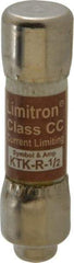 Cooper Bussmann - 600 VAC, 0.5 Amp, Fast-Acting General Purpose Fuse - Fuse Holder Mount, 1-1/2" OAL, 200 at AC (RMS) kA Rating, 13/32" Diam - Makers Industrial Supply