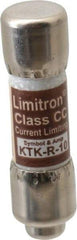 Cooper Bussmann - 600 VAC, 10 Amp, Fast-Acting General Purpose Fuse - Fuse Holder Mount, 1-1/2" OAL, 200 at AC (RMS) kA Rating, 13/32" Diam - Makers Industrial Supply