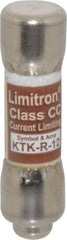 Cooper Bussmann - 600 VAC, 12 Amp, Fast-Acting General Purpose Fuse - Fuse Holder Mount, 1-1/2" OAL, 200 at AC (RMS) kA Rating, 13/32" Diam - Makers Industrial Supply