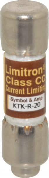 Cooper Bussmann - 600 VAC, 20 Amp, Fast-Acting General Purpose Fuse - Fuse Holder Mount, 1-1/2" OAL, 200 at AC (RMS) kA Rating, 13/32" Diam - Makers Industrial Supply