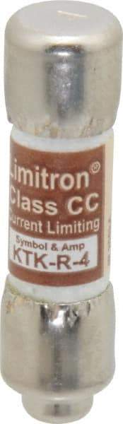 Cooper Bussmann - 600 VAC, 4 Amp, Fast-Acting General Purpose Fuse - Fuse Holder Mount, 1-1/2" OAL, 200 at AC (RMS) kA Rating, 13/32" Diam - Makers Industrial Supply