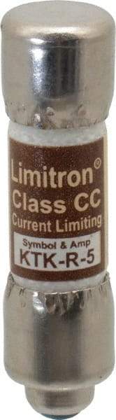 Cooper Bussmann - 600 VAC, 5 Amp, Fast-Acting General Purpose Fuse - Fuse Holder Mount, 1-1/2" OAL, 200 at AC (RMS) kA Rating, 13/32" Diam - Makers Industrial Supply