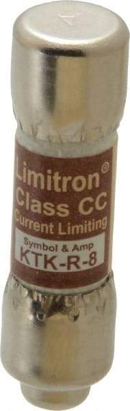 Cooper Bussmann - 600 VAC, 8 Amp, Fast-Acting General Purpose Fuse - Fuse Holder Mount, 1-1/2" OAL, 200 at AC (RMS) kA Rating, 13/32" Diam - Makers Industrial Supply