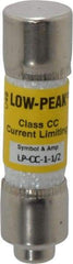 Cooper Bussmann - 300 VDC, 600 VAC, 1.5 Amp, Time Delay General Purpose Fuse - Fuse Holder Mount, 1-1/2" OAL, 20 at DC, 200 at AC (RMS) kA Rating, 13/32" Diam - Makers Industrial Supply