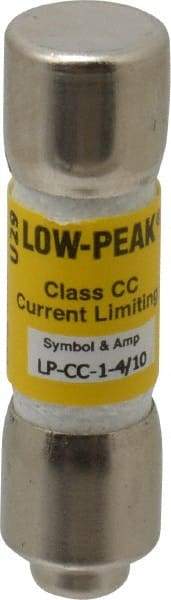 Cooper Bussmann - 300 VDC, 600 VAC, 1.4 Amp, Time Delay General Purpose Fuse - Fuse Holder Mount, 1-1/2" OAL, 20 at DC, 200 at AC (RMS) kA Rating, 13/32" Diam - Makers Industrial Supply