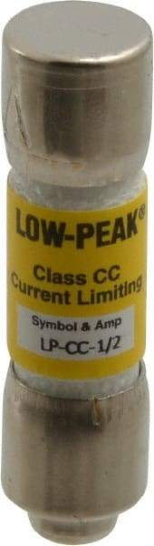 Cooper Bussmann - 300 VDC, 600 VAC, 0.5 Amp, Time Delay General Purpose Fuse - Fuse Holder Mount, 1-1/2" OAL, 20 at DC, 200 at AC (RMS) kA Rating, 13/32" Diam - Makers Industrial Supply