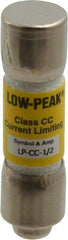 Cooper Bussmann - 300 VDC, 600 VAC, 0.5 Amp, Time Delay General Purpose Fuse - Fuse Holder Mount, 1-1/2" OAL, 20 at DC, 200 at AC (RMS) kA Rating, 13/32" Diam - Makers Industrial Supply