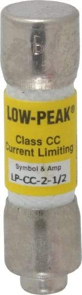 Cooper Bussmann - 300 VDC, 600 VAC, 2.5 Amp, Time Delay General Purpose Fuse - Fuse Holder Mount, 1-1/2" OAL, 20 at DC, 200 at AC (RMS) kA Rating, 13/32" Diam - Makers Industrial Supply