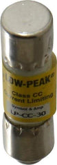 Cooper Bussmann - 300 VDC, 600 VAC, 30 Amp, Time Delay General Purpose Fuse - Fuse Holder Mount, 1-1/2" OAL, 20 at DC, 200 at AC (RMS) kA Rating, 13/32" Diam - Makers Industrial Supply