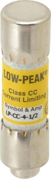 Cooper Bussmann - 150 VDC, 600 VAC, 4.5 Amp, Time Delay General Purpose Fuse - Fuse Holder Mount, 1-1/2" OAL, 20 at DC, 200 at AC (RMS) kA Rating, 13/32" Diam - Makers Industrial Supply