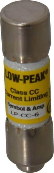 Cooper Bussmann - 150 VDC, 600 VAC, 6 Amp, Time Delay General Purpose Fuse - Fuse Holder Mount, 1-1/2" OAL, 20 at DC, 200 at AC (RMS) kA Rating, 13/32" Diam - Makers Industrial Supply