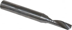 Onsrud - 3/16" Cutting Diam x 5/8" Length of Cut, 1 Flute, Upcut Spiral Router Bit - Uncoated, Right Hand Cut, Solid Carbide, 2" OAL x 1/4" Shank Diam, Single Edge, 22° Helix Angle - Makers Industrial Supply