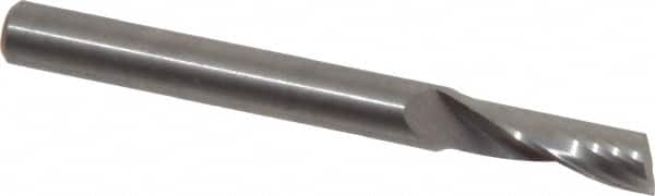 Onsrud - 1/4" Cutting Diam x 3/4" Length of Cut, 1 Flute, Upcut Spiral Router Bit - Uncoated, Right Hand Cut, Solid Carbide, 2-1/2" OAL x 1/4" Shank Diam, Single Edge, 22° Helix Angle - Makers Industrial Supply