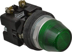 Eaton Cutler-Hammer - 30-1/2mm Mount Hole, Pushbutton Switch - Illuminated - Makers Industrial Supply