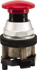 Eaton Cutler-Hammer - 30.5mm Mount Hole, 30.5mm Extended Mushroom Head, Pushbutton Switch Only - Round, Red Pushbutton, Nonilluminated, Momentary (MO), Corrosion Resistant, Oiltight & Watertight - Makers Industrial Supply