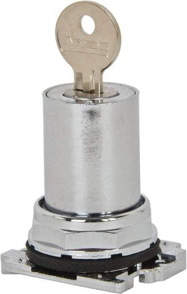 Eaton Cutler-Hammer - Pushbutton Switch Key - Chrome, Round Button, Nonilluminated - Makers Industrial Supply