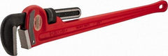 Ridgid - 36" Cast Iron & Steel Straight Pipe Wrench - 5" Pipe Capacity - Makers Industrial Supply