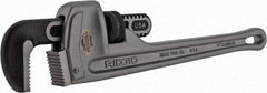 Ridgid - 14" Aluminum Straight Pipe Wrench - 2" Pipe Capacity - Makers Industrial Supply