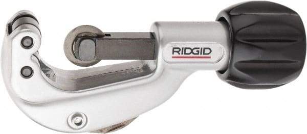 Ridgid - 1/8" to 1-1/8" Pipe Capacity, Enclosed Feed Tubing Cutter - Cuts Copper, Aluminum, Brass, 6" OAL - Makers Industrial Supply