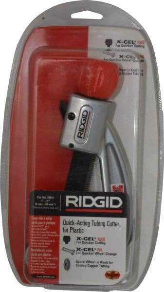 Ridgid - 1/4" to 2" Pipe Capacity, Tube Cutter - Cuts Plastic - Makers Industrial Supply