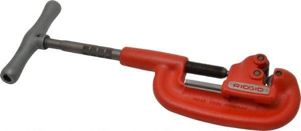 Ridgid - 1/8" to 2" Pipe Capacity, Wide Roll Pipe Cutter - Cuts Steel - Makers Industrial Supply