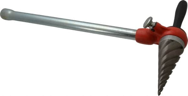 Ridgid - 1/4 to 2 Pipe Capacity, Spiral Pipe Reamer with Handle - Cuts Metallic Tubing - Makers Industrial Supply