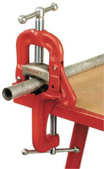 Ridgid - 1/8" to 2-1/2" Pipe Capacity, Portable Kit Yoke Vise - Makers Industrial Supply