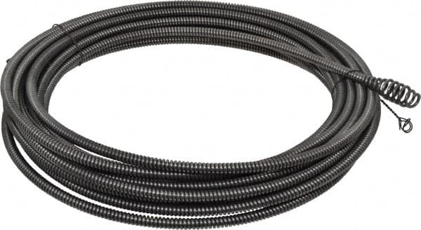 Ridgid - 5/16" x 35' Drain Cleaning Machine Cable - Inner Core Bulb Auger, 3/4" to 1-1/2" Pipe, Use with Models K39, K40 & K50 - Makers Industrial Supply