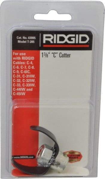 Ridgid - Drain Cleaning Machine C-Cutter - For Use with Models K39, K50, K375, K3800 & K380 - Makers Industrial Supply