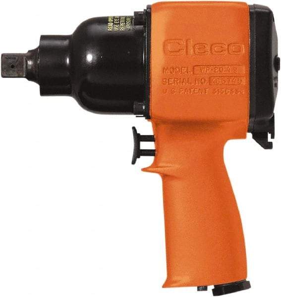 Cleco - 1" Drive, 1,200 RPM, 1,600 Ft/Lb Torque Impact Wrench - T-Handle, 1,000 IPM, 60 CFM, 620 psi, 3/8" NPT Inlet - Makers Industrial Supply