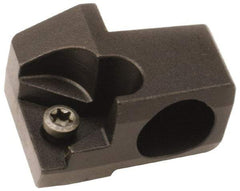 Kennametal - Series Romicron, Boring Cartridge - 17.25mm Back of Bar to Cutting Edge, CP... Insert, 20mm OAL, 0° Lead Angle - Makers Industrial Supply